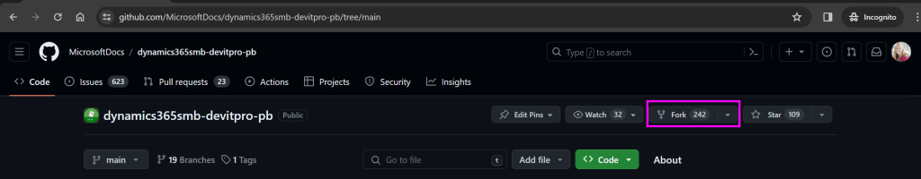 Fork the repository so you are able to make your own changes