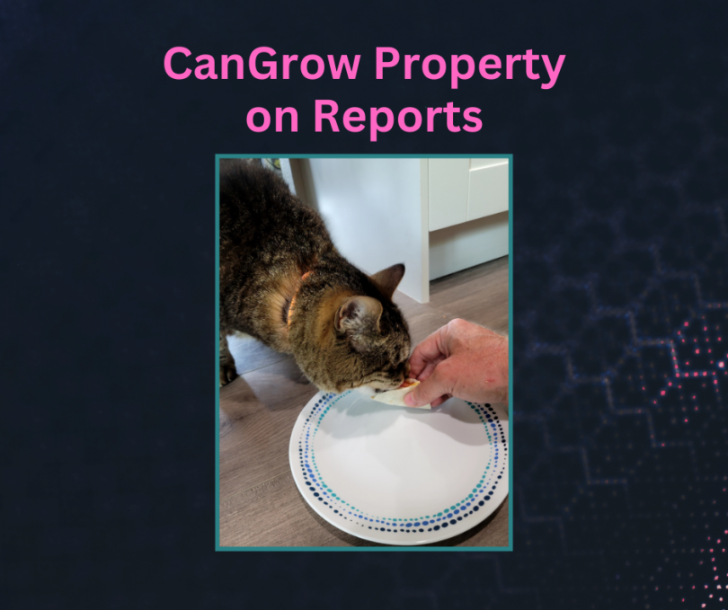 CanGrow Property on Reports