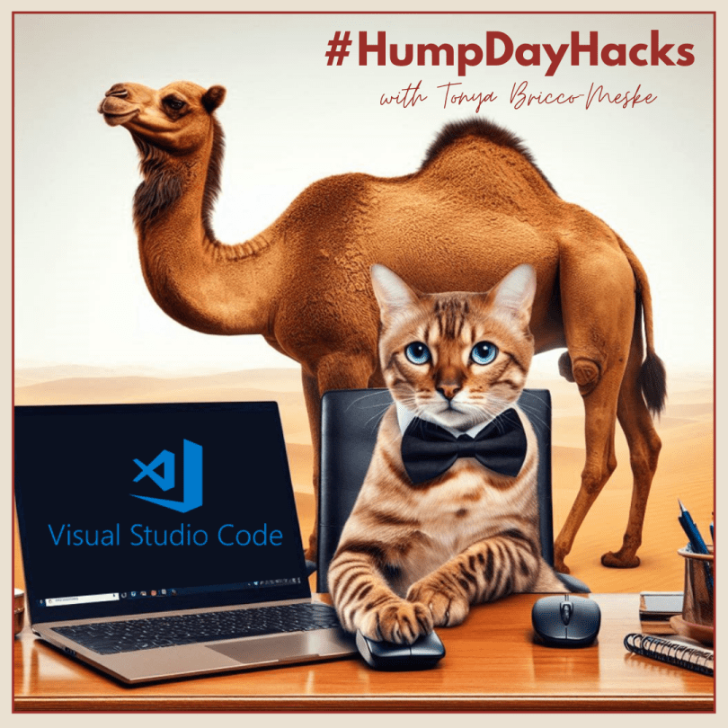#HumpDayHacks with Tonya Bricco-Meske Visual Studio Code